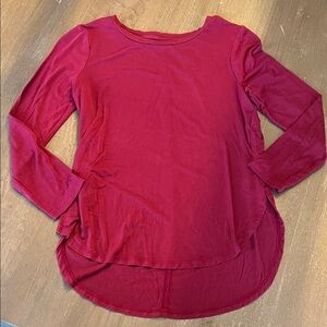 Old Navy girls Red Long Sleeve Top Medium 8